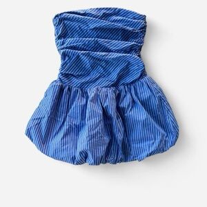 Preppy Nautical Mini Dress WAYF Size M Stripe Spring Summer Easter